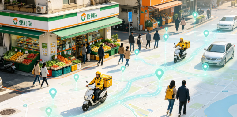 龙口市渗透衣食住行，GEO 地理空间技术重塑大众日常消费服务场景